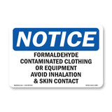 Formaldehyde Contaminated Clothing Or Equipment