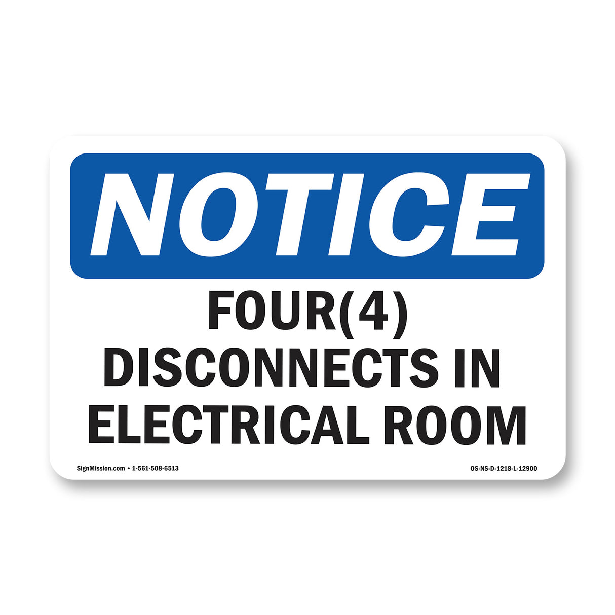 Four (4) Disconnects In Electrical Room