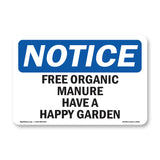 Free Organic Manure Have A Happy Garden