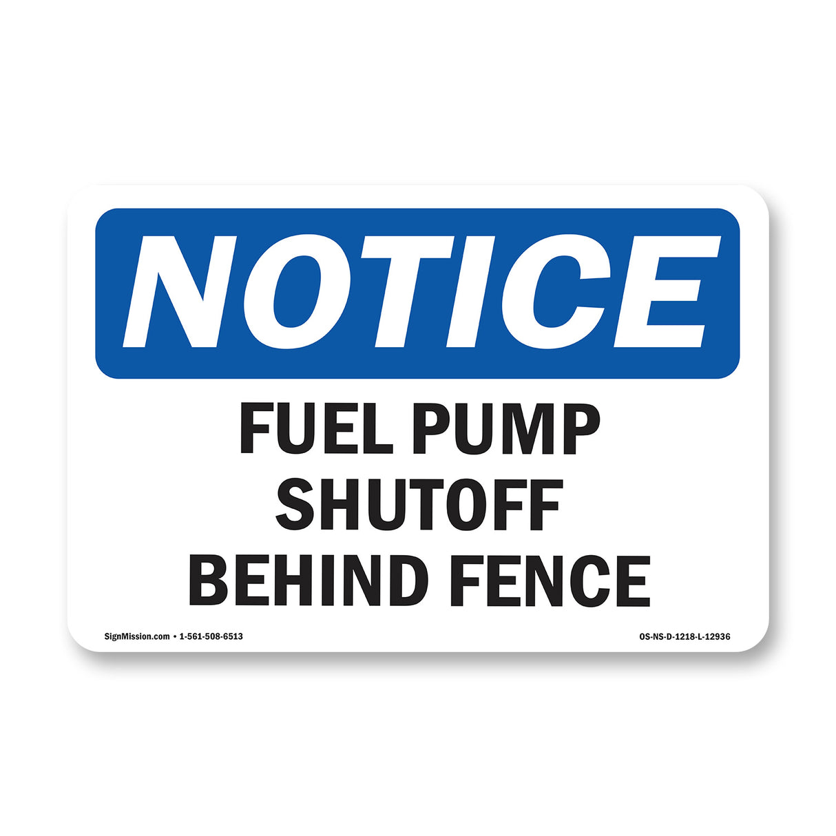 Fuel Pump Shutoff Behind Fence