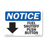 Fuel Shutoff Push Button [Down Arrow]