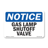 Gas Lamp Shutoff Valve