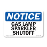 Gas Lamp Sparker Shutoff