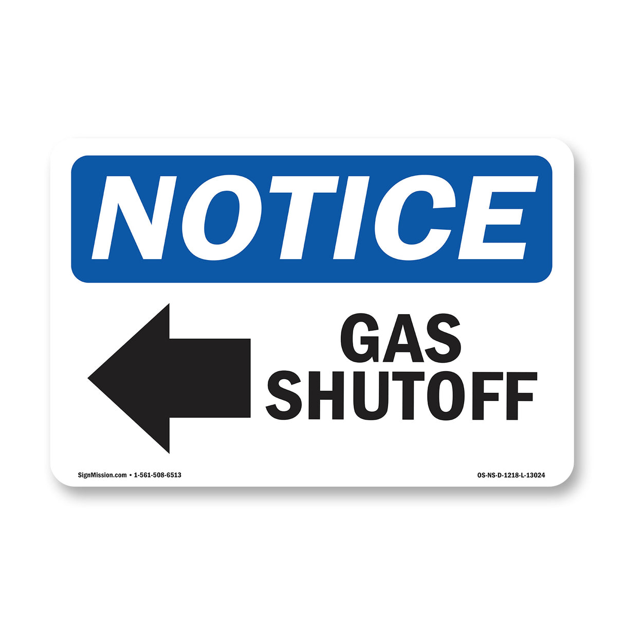 Gas Shutoff [Left Arrow]
