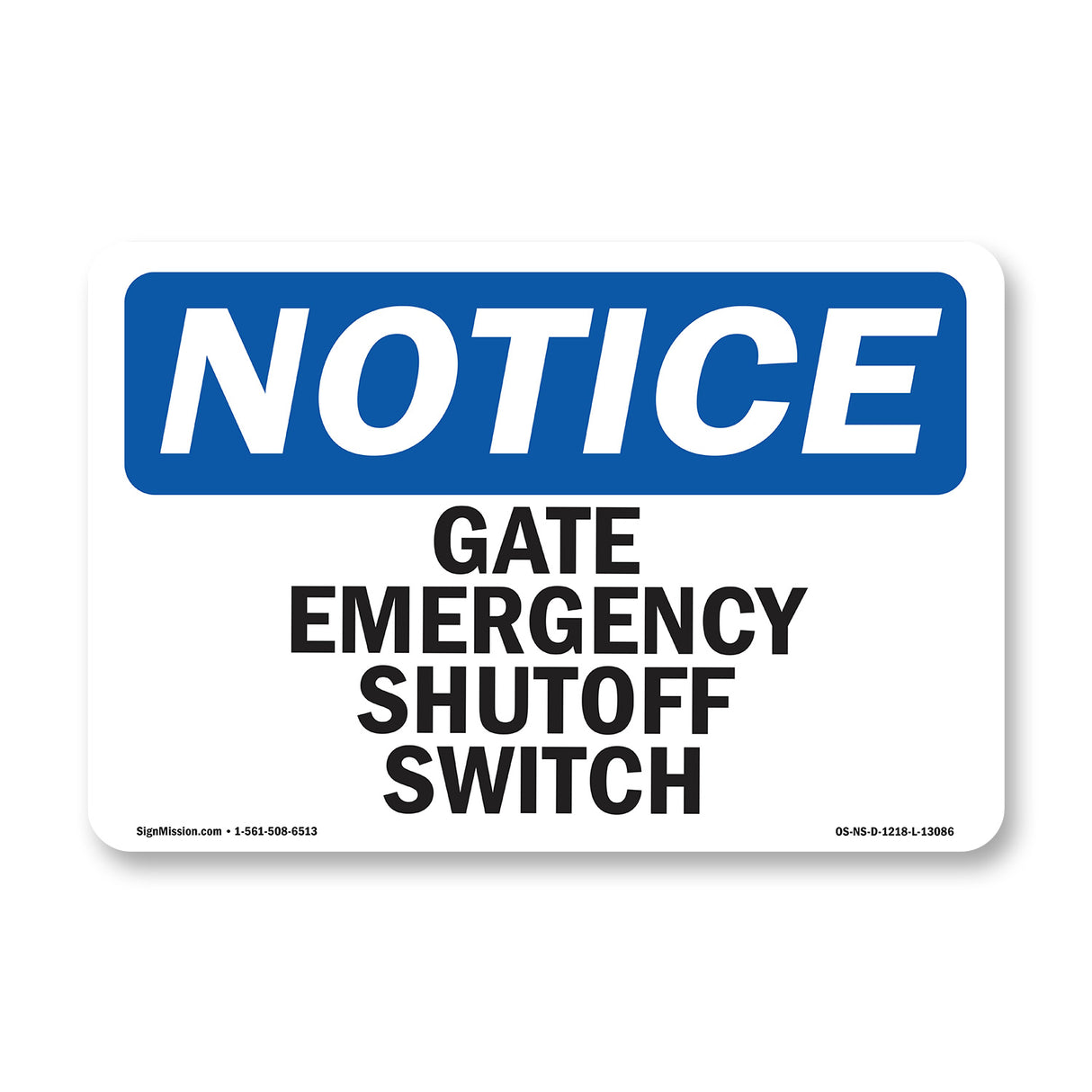 Gate Emergency Shutoff Switch