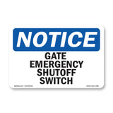 Gate Emergency Shutoff Switch