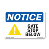 Gate Stop Below