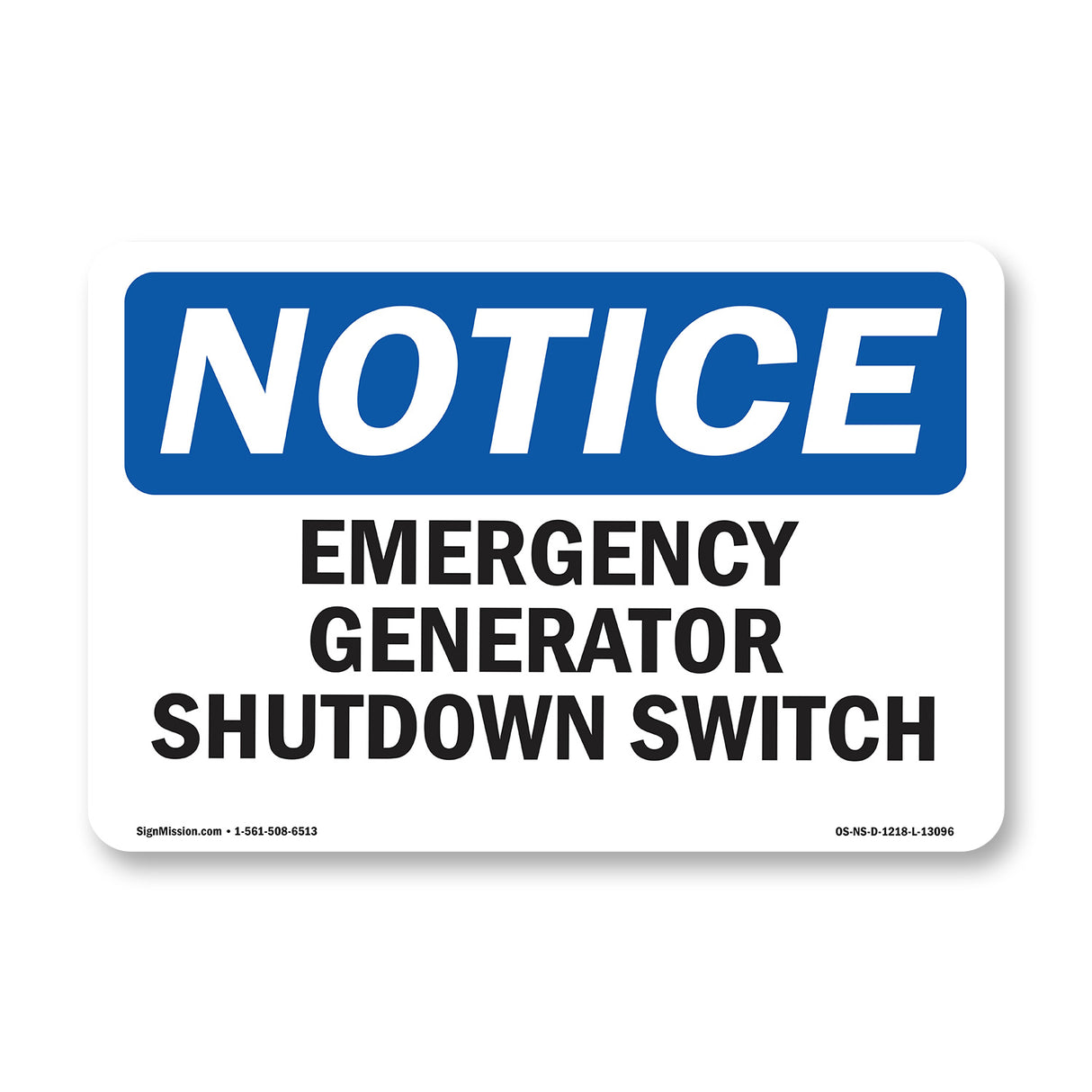 Generator Emergency Shutdown Switch