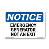 Generator Yard Not An Exit