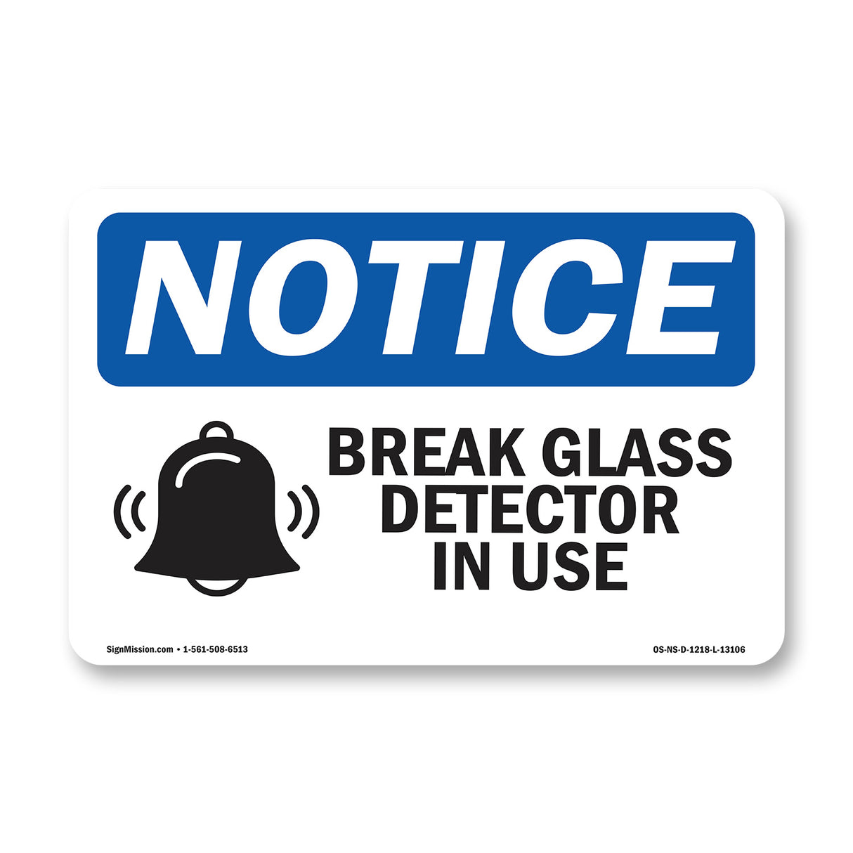Glass Break Detector In Use