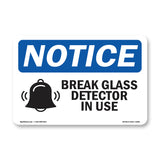 Glass Break Detector In Use