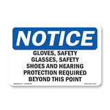 Gloves, Safety Glasses, Safety Shoes And