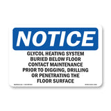 Glycol Heating System Buried Below Floor