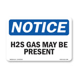 H2S May Be Present Sign