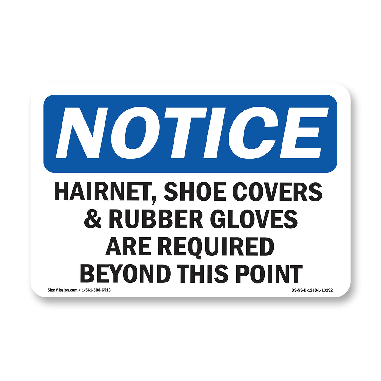 Hairnet, Shoe Covers & Rubber Gloves Are