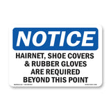 Hairnet, Shoe Covers & Rubber Gloves Are