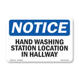 Hand Washing Station Located In Hallway