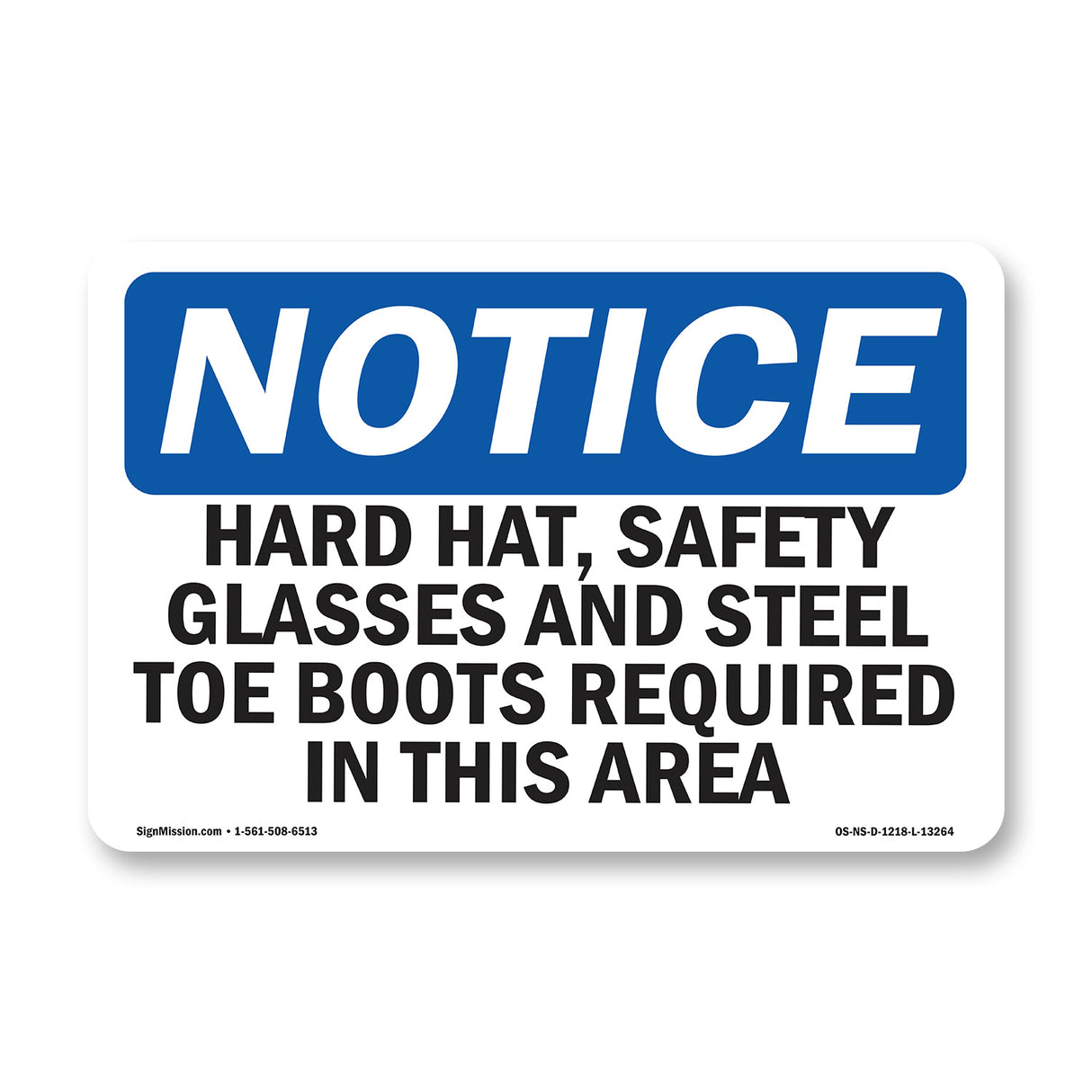 Hard Hat, Safety Glasses And Steel