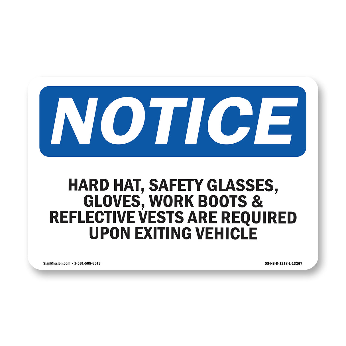 Hard Hat, Safety Glasses, Gloves,