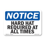Hard Hats Required At All Times