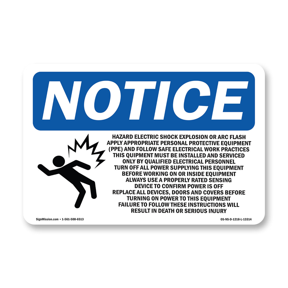 Hazard Electric Shock Explosion