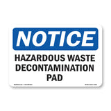 Hazardous Waste Decontamination Pad
