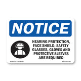 Hearing Protection, Face Shield,