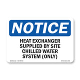 Heat Exchanger Supplied By Site Chilled