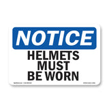 Helmets Must Be Worn