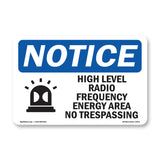 High Level Radio Frequency Energy