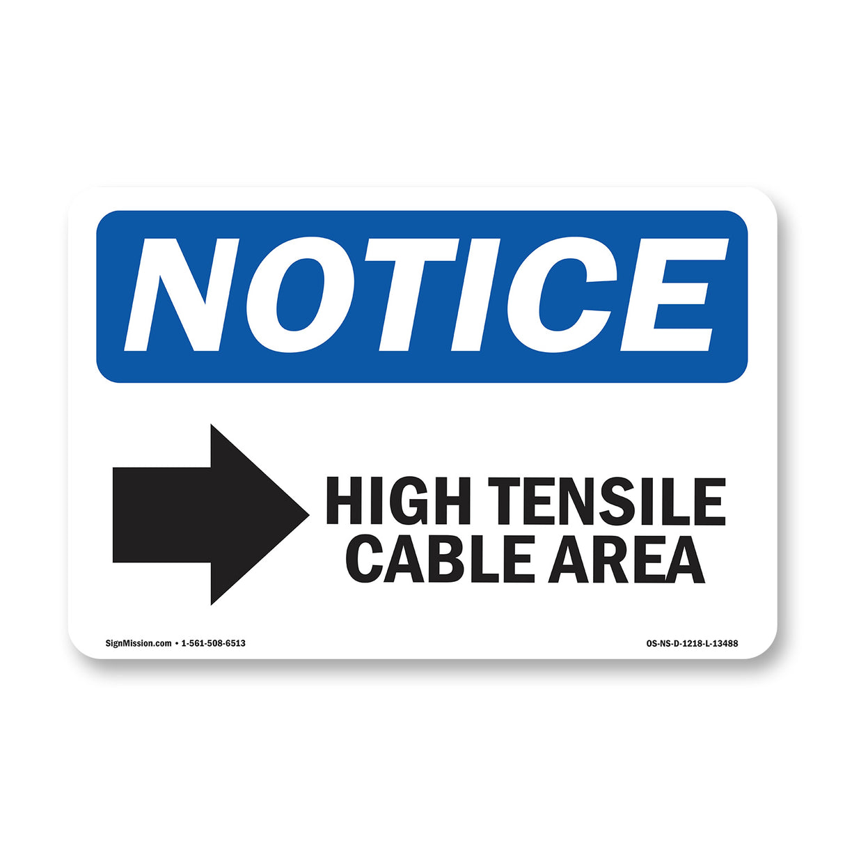 High Tensile Cable Area [Down Arrow]