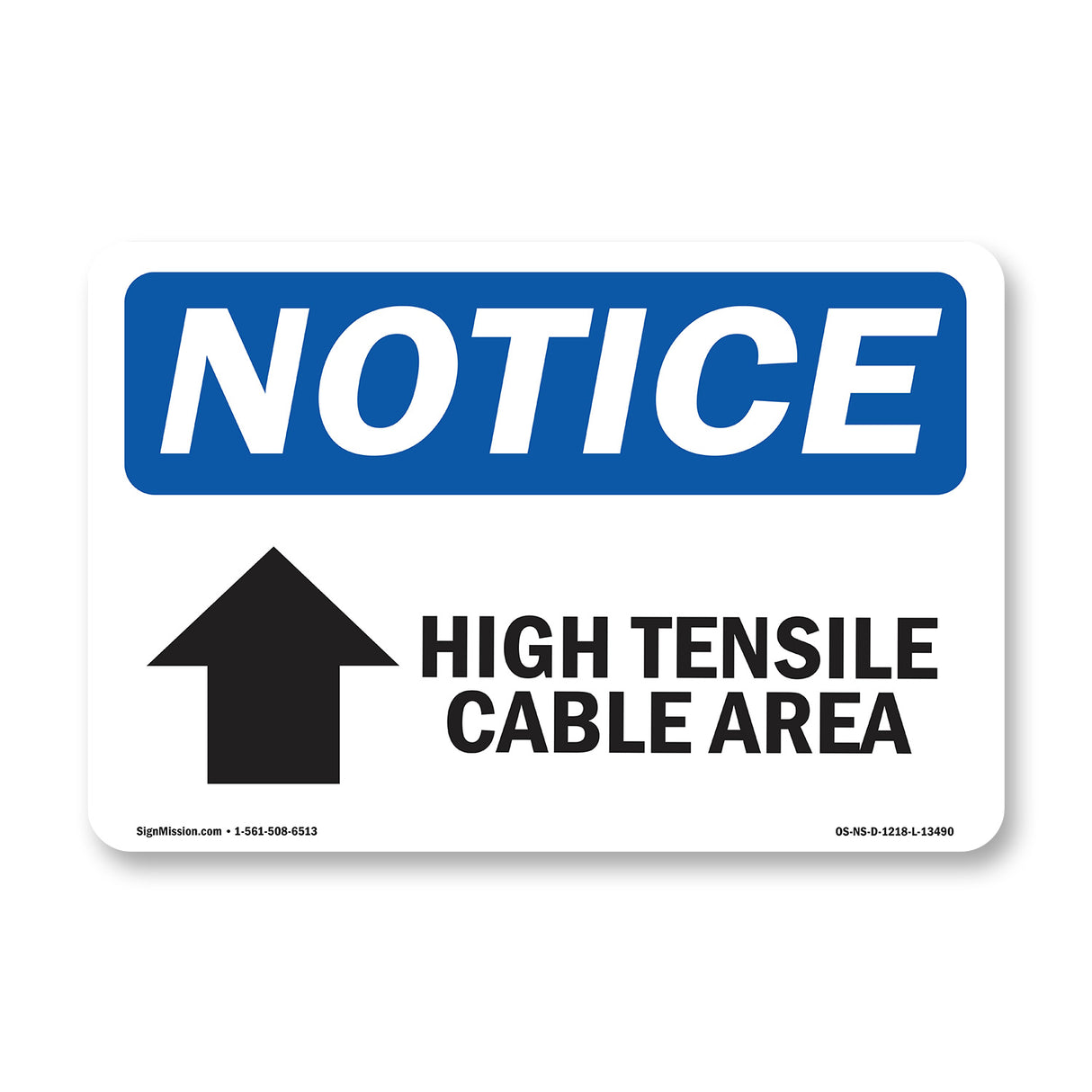 High Tensile Cable Area [Up Arrow]