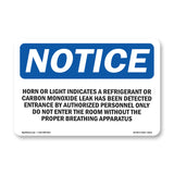 Horn Or Light Indicates A Refrigerant Or Sign