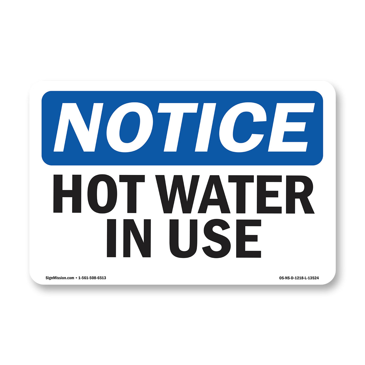 Hot Water In Use