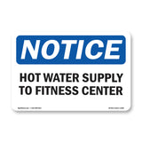 Hot Water Supply To Fitness Center