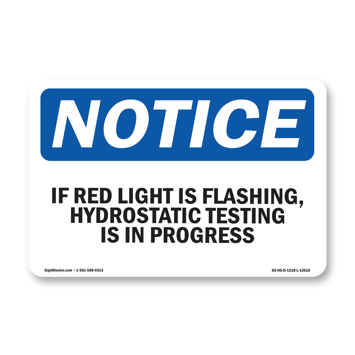 If Red Light Is Flashing, Hydrostatic