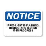 If Red Light Is Flashing, Hydrostatic