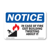 In Case Of Fire Exit Building