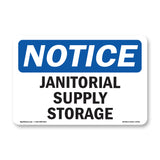 Janitorial Supply Storage