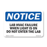 Lab HVAC Failure When Light Is On Do Not