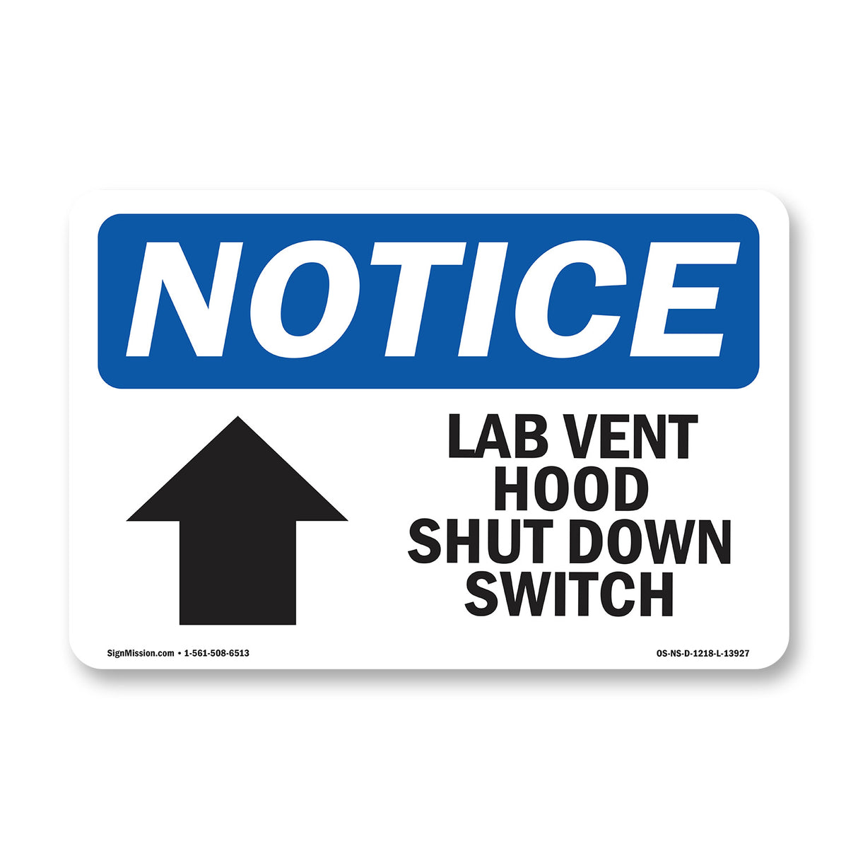 Lab Vent Hood Shut Down Switch