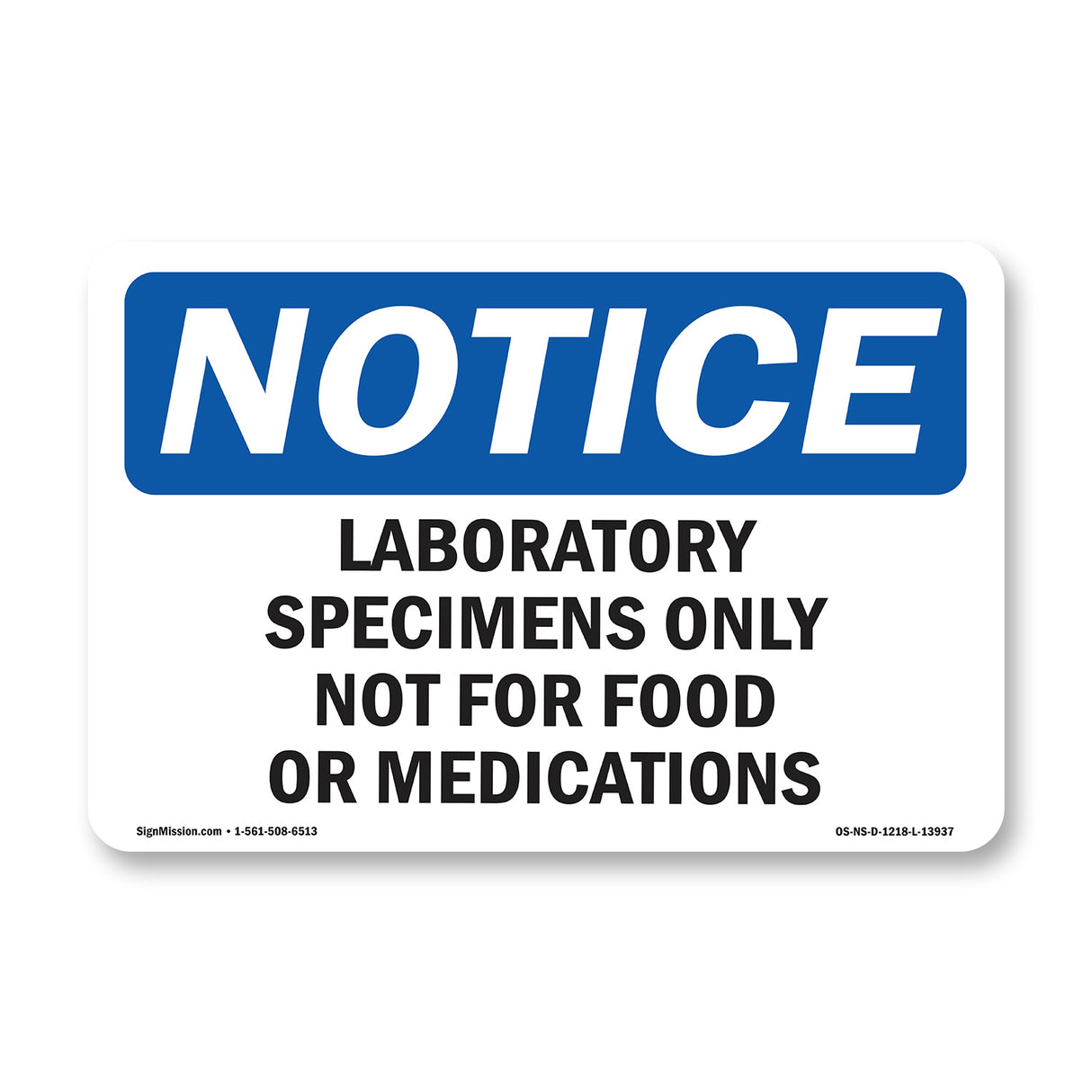 Laboratory Specimens Only Not For Food Or