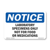 Laboratory Specimens Only Not For Food Or