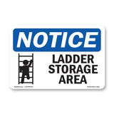 Ladder Storage Area