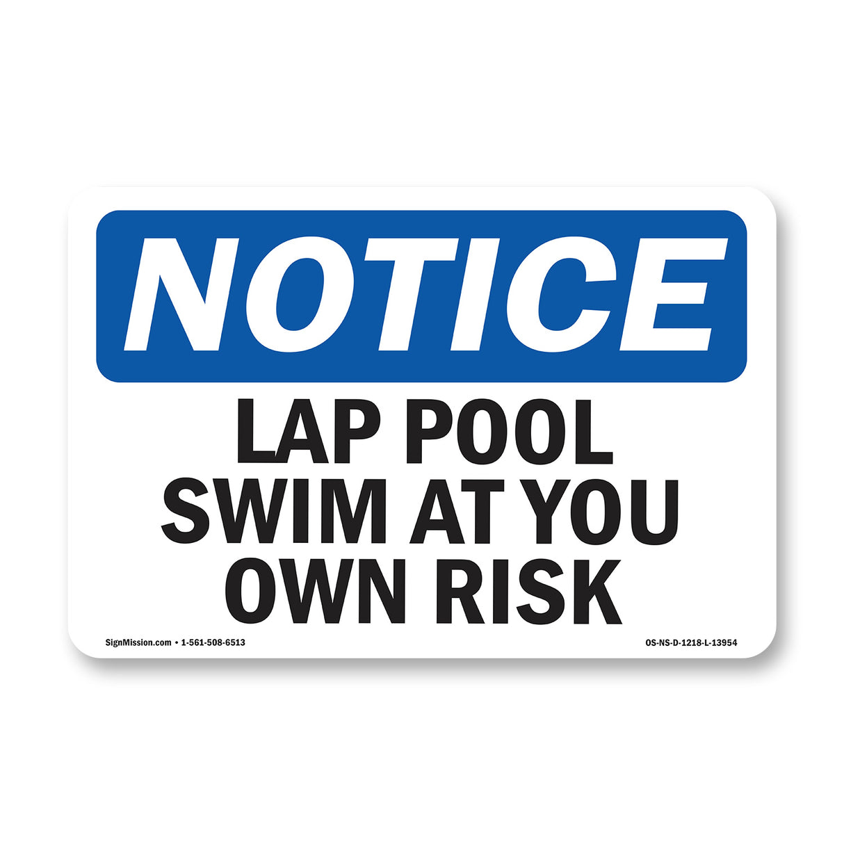 Lap Pool Swim At Your Own Risk