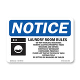 Laundry Room Rules Do Not Overload