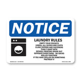 Laundry Rules Empty