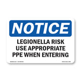 Legionella Risk Use Appropriate PPE When Entering