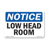 Low Head Room Sign
