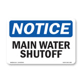 Main Water Shutoff